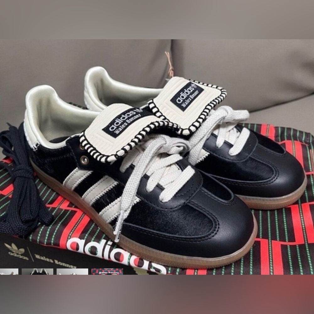 Adidas Authentic X wales Bonner Leather  Sneakers